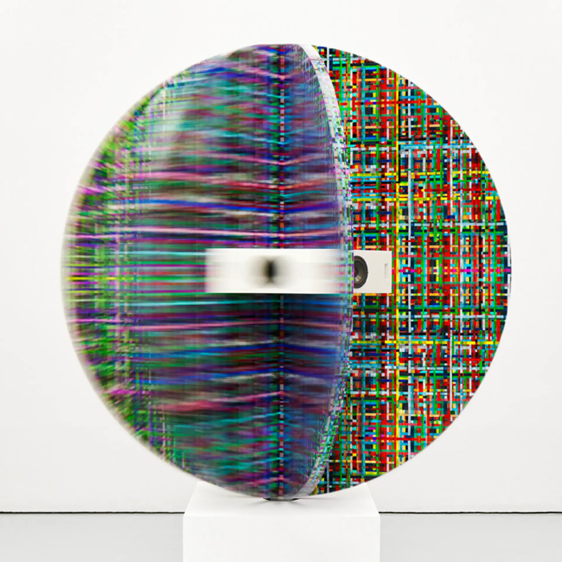 Das Bild zeigt bunte Farben in einem Kreis in unterschiedlichem Verlauf.