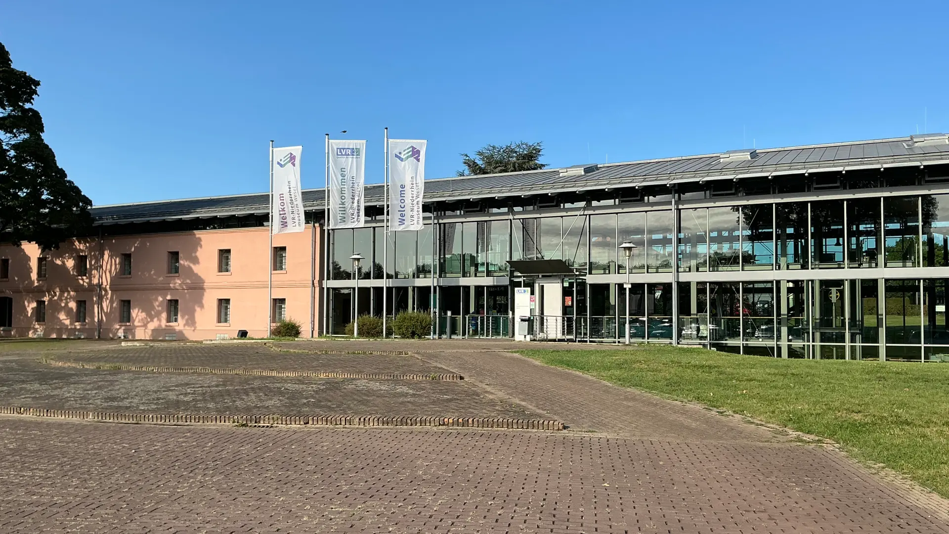 Auf dem Bild ist das Museumsfoyer in einer 3D Animation dargestellt