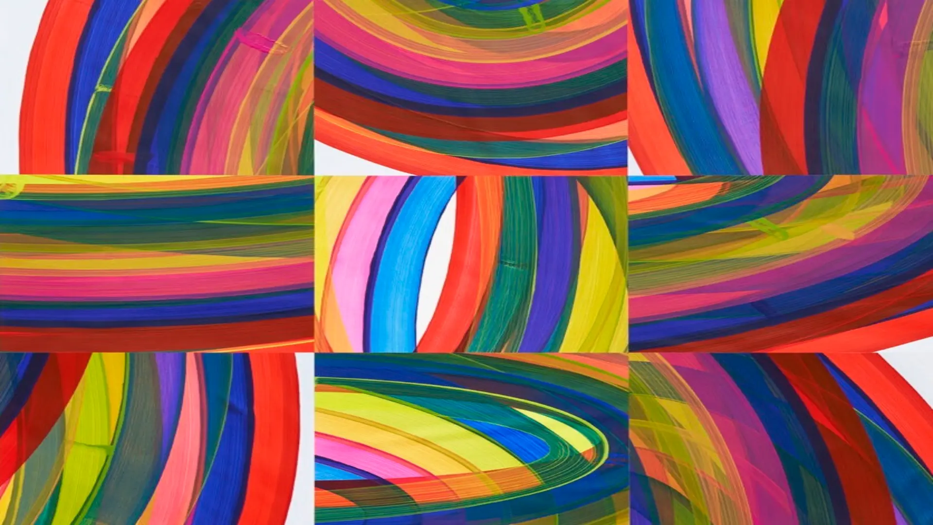 Das Bild zeigt bunte Farben in unterschiedlichen Verläufen.