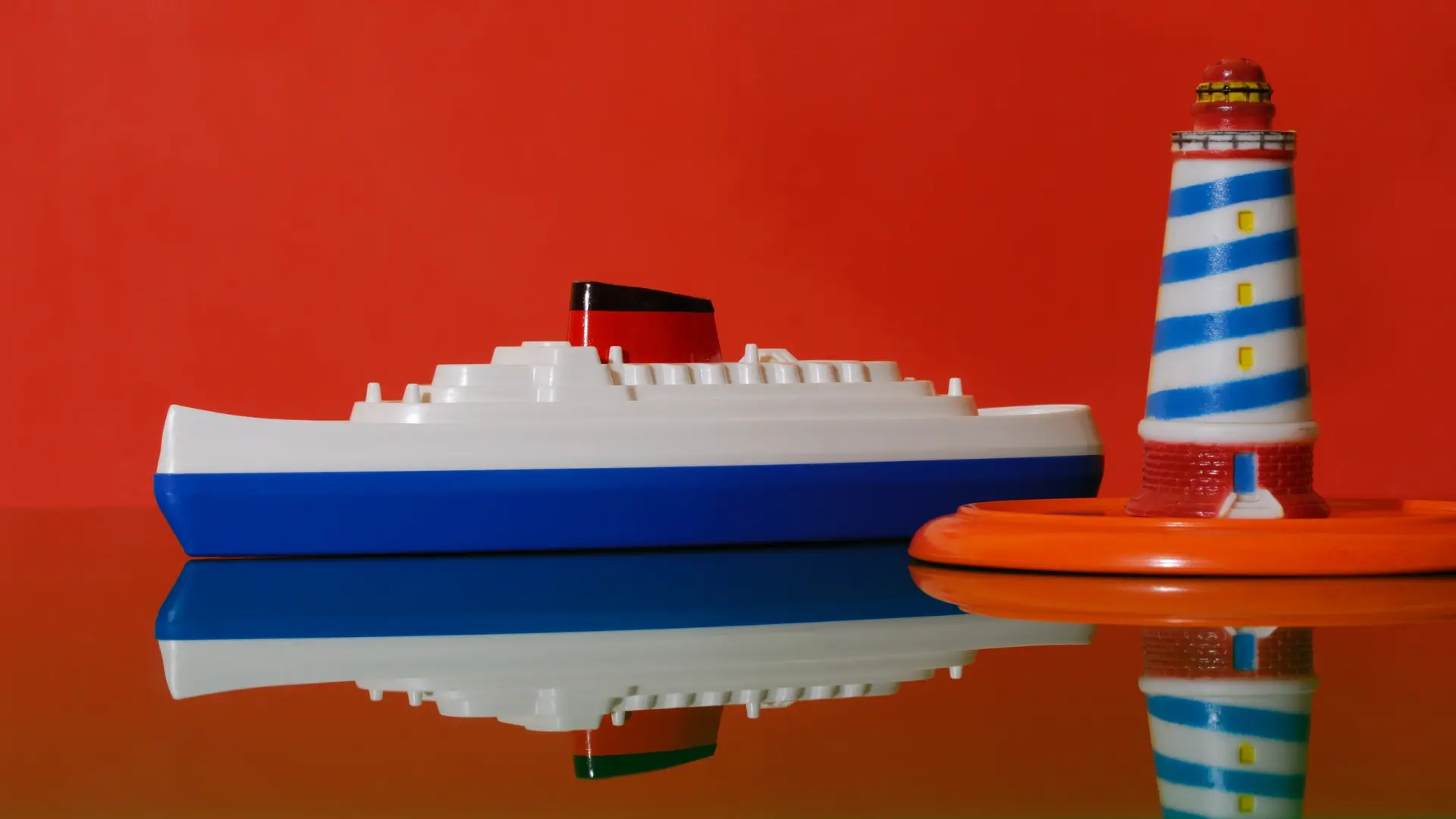Das Leitmotiv für die Sonderausstellung Leinen los mit Dampfer und Leuchtturm
